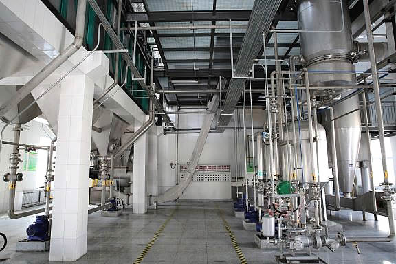 Общий вид цеха экстракции